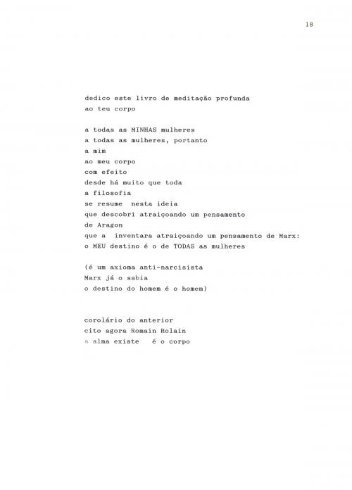 Ernesto de Sousa, Poema escolhido do LIVRO DE POEMAS INÉDITOS (1965-1975). Ernesto de Sousa, 80 páginas de textos inéditos facsimilados, papel reciclado. Copyright CEMES